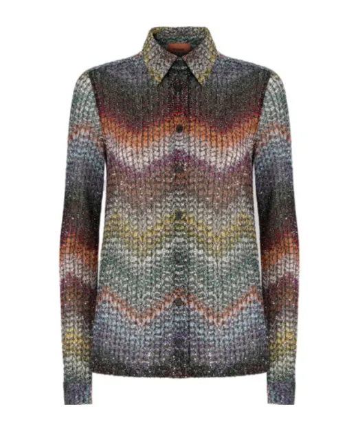 Missoni Sequin Mixed Lamé Shirt