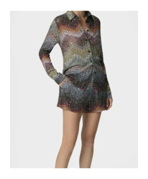 Missoni Sequin Mixed Lamé Shirt