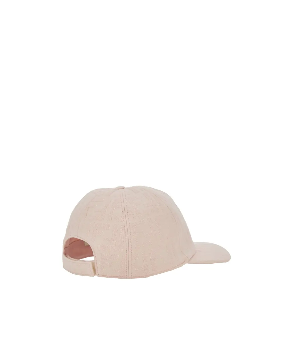Fendi Kids Logo Embroidered Baseball Cap