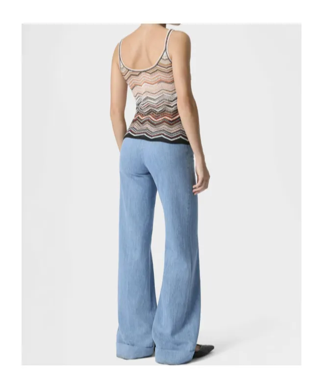 Missoni Chevron Lamé Tank Top