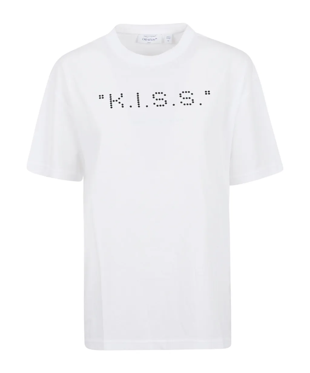 Off-White Crewneck Short-Sleeved T-Shirt