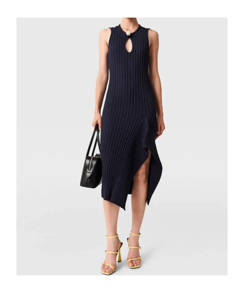 Cotton Ribbed Dress