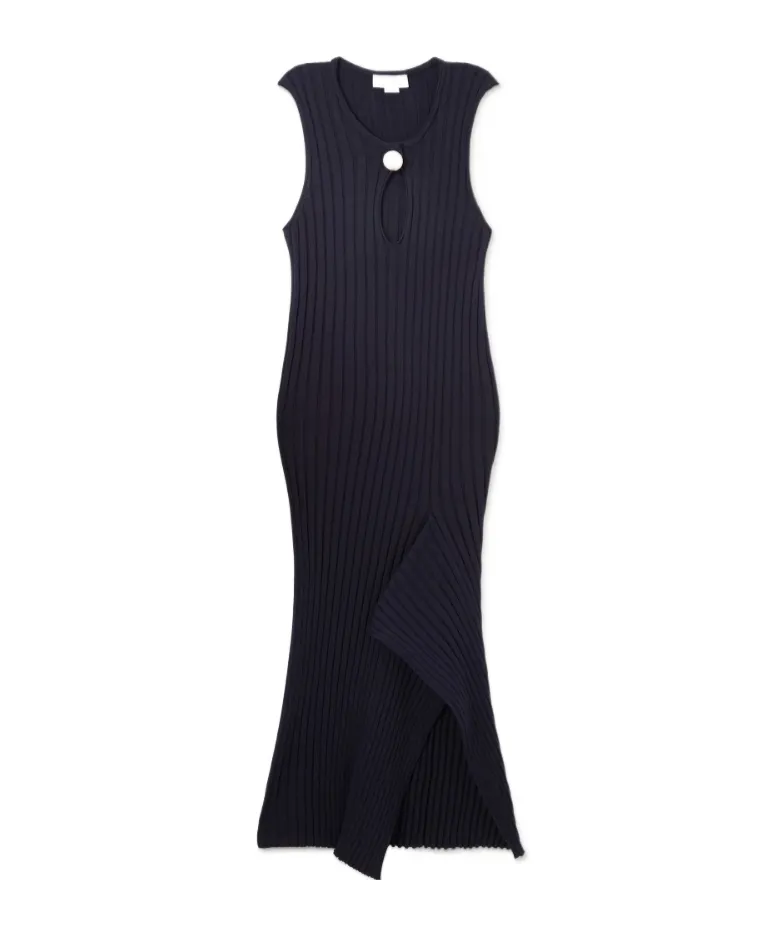 Cotton Ribbed Dress