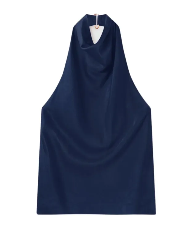 Satin Halterneck Top