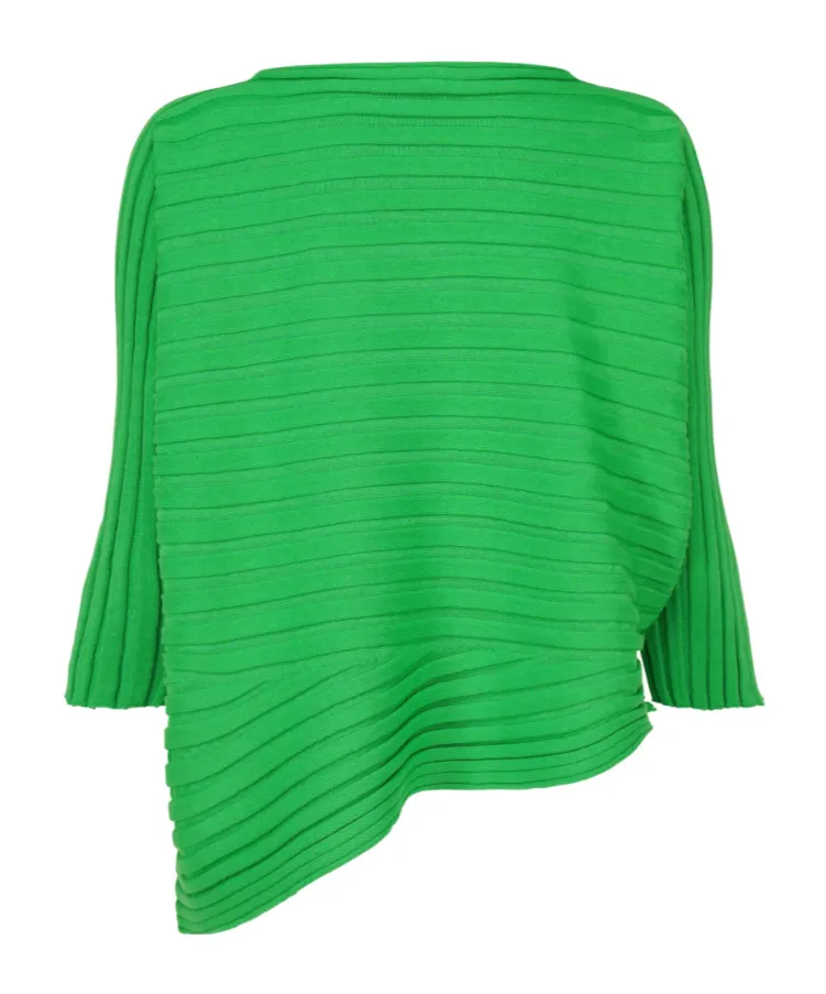 Issey Miyake Asymmetric Knitted Top