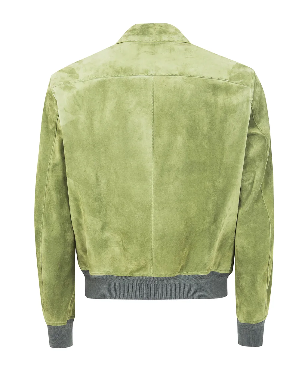 Tom Ford Zipped Leather Bomber Jacket
