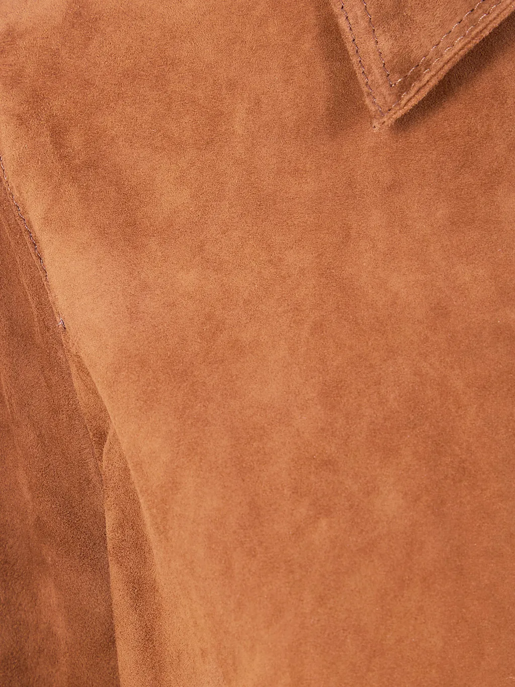 Panelled Suede Shirt