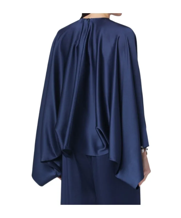 Stella Mccartney Embellished Satin Top