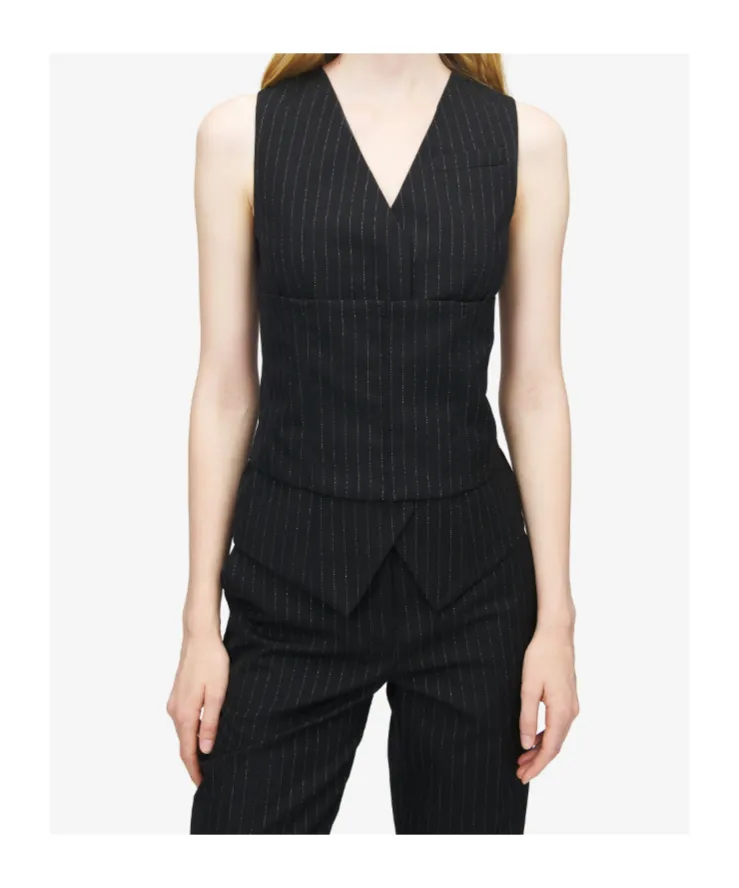 Striped Layered Waistcoat