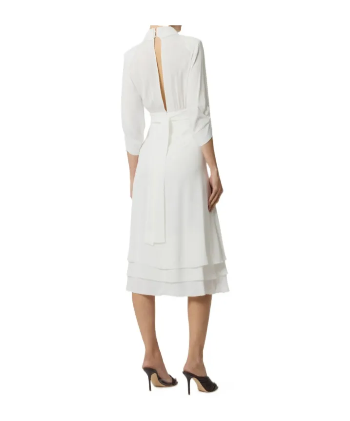 Ruffled Shirt Dress