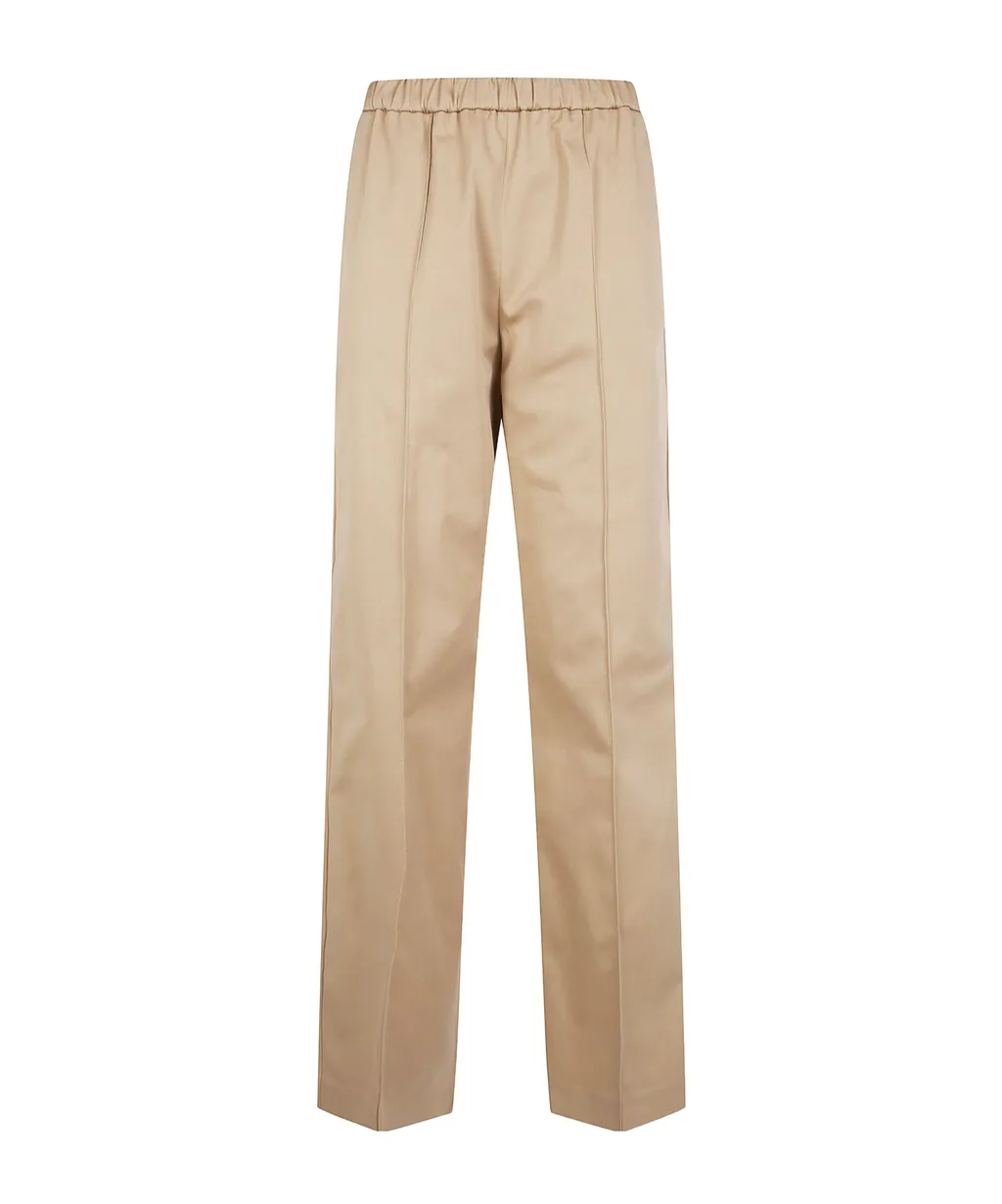 Elastic Waistband Casual Pants