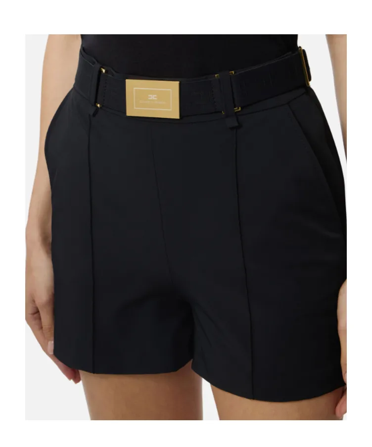 Elisabetta Franchi Belt Shorts