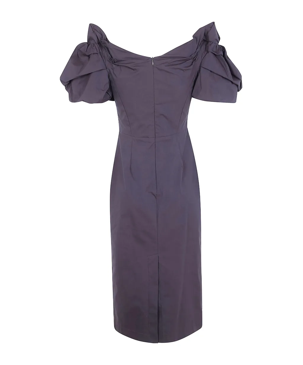 Puffed Sleeve Dress