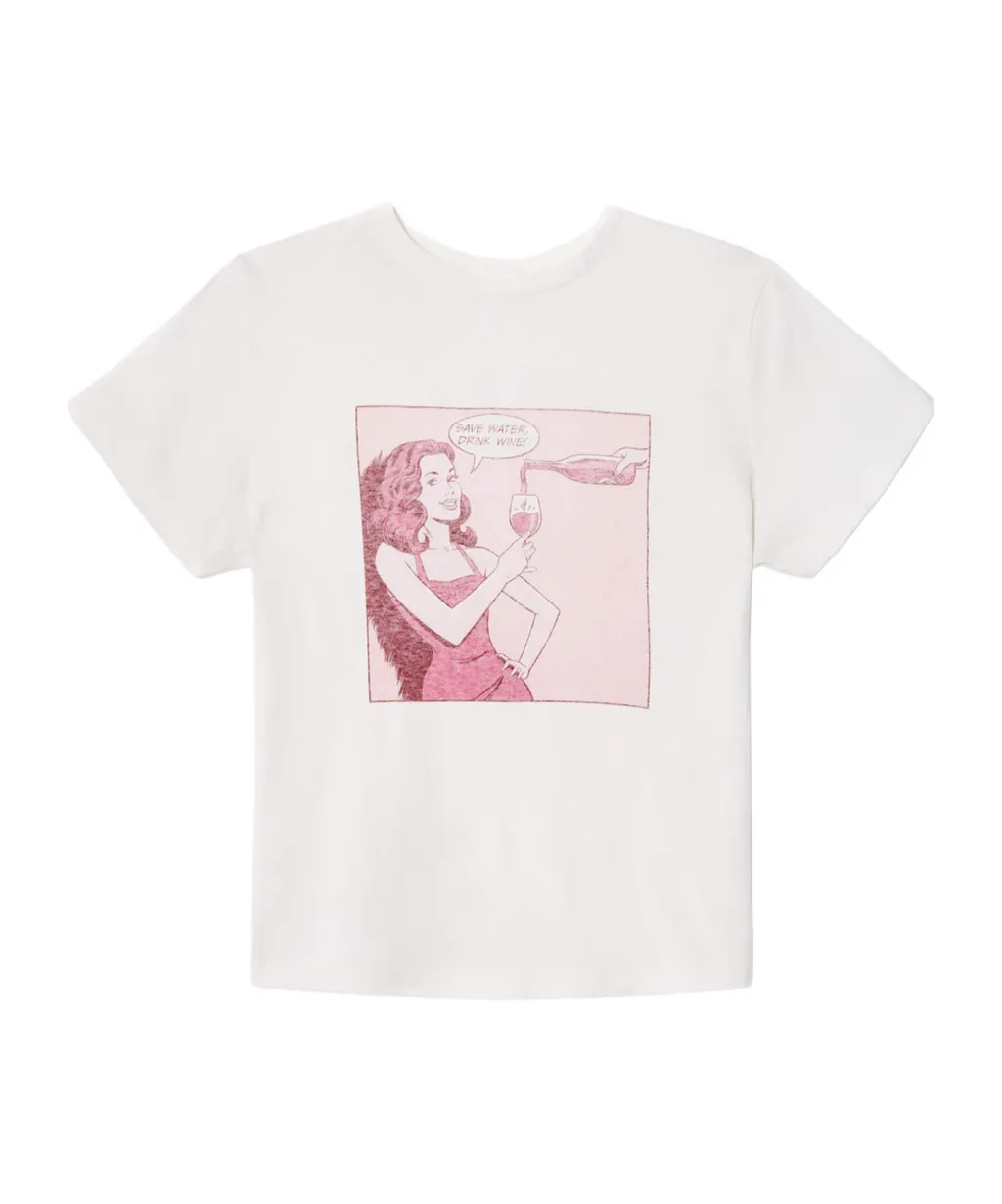Re/Done Vintage Print Graphic T-Shirt