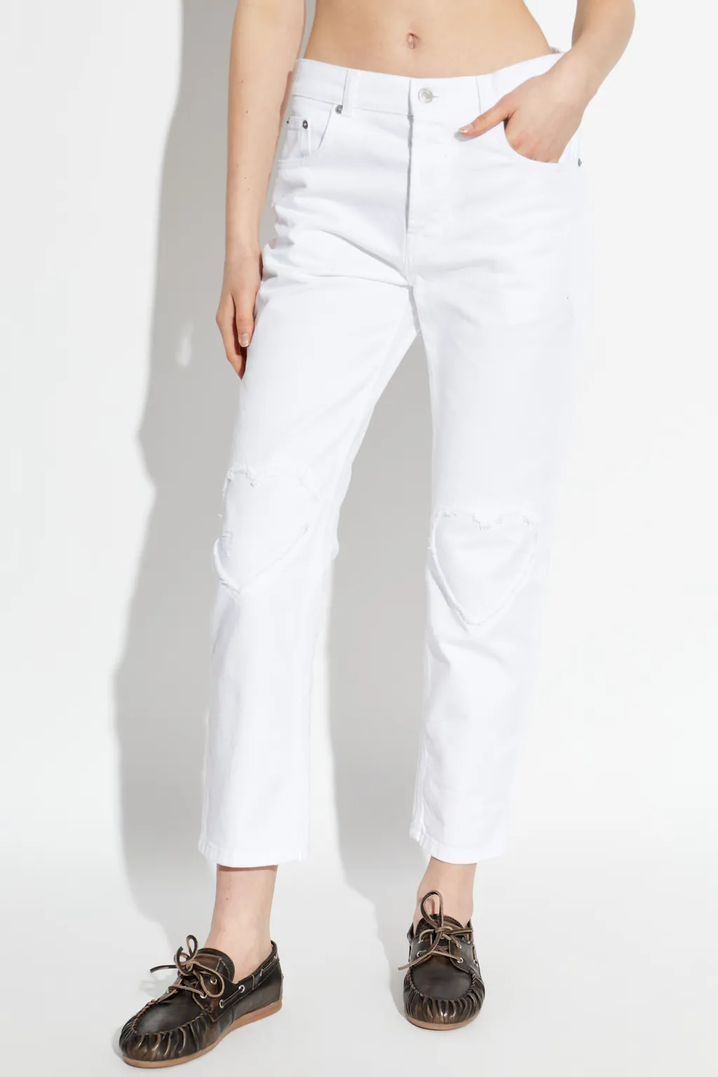 Moschino Heart Motif Jeans