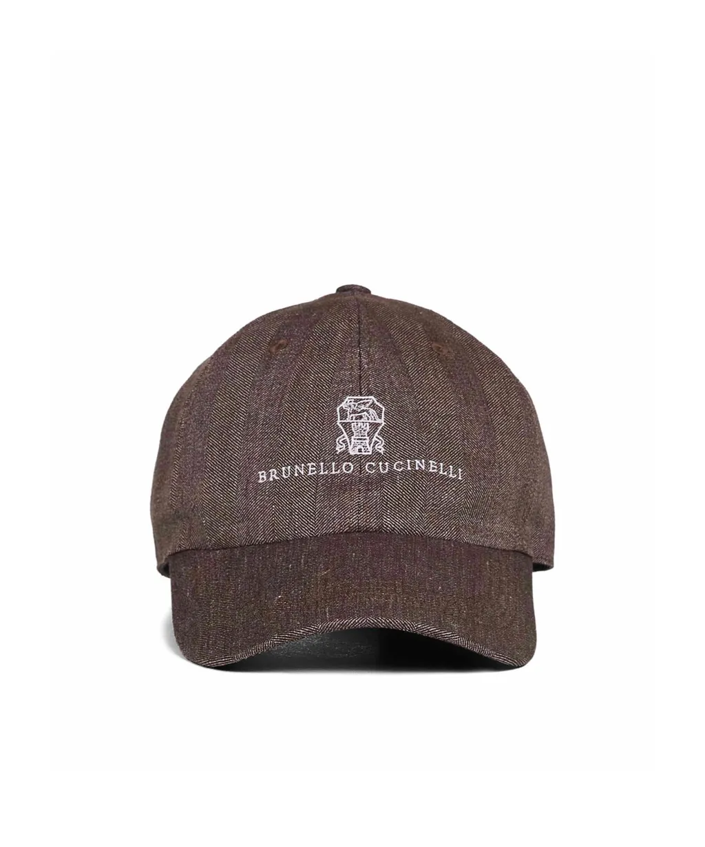 Brunello Cucinelli Logo Embroidered Baseball Cap