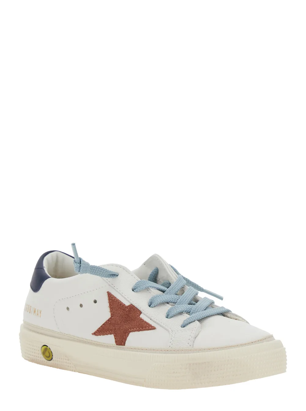 Golden Goose Kids May Star Patch Sneakers