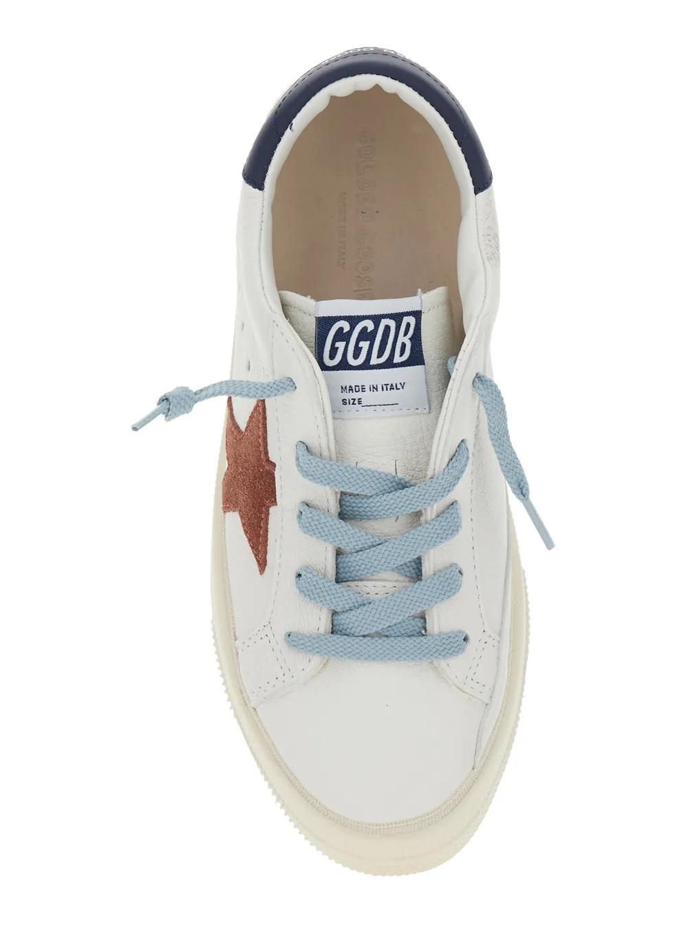Golden Goose Kids May Star Patch Sneakers