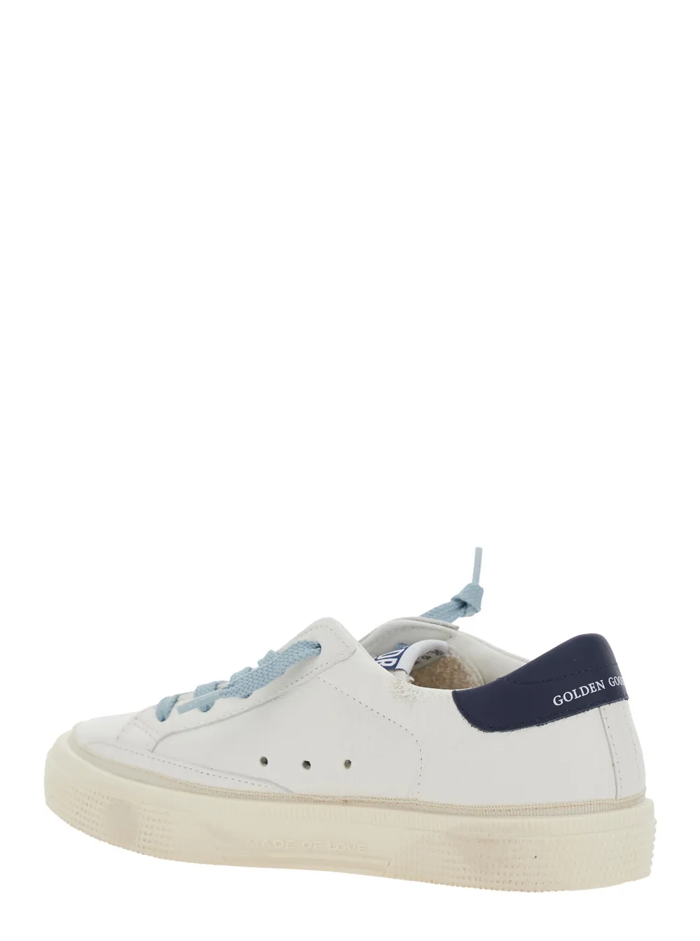Golden Goose Kids May Star Patch Sneakers