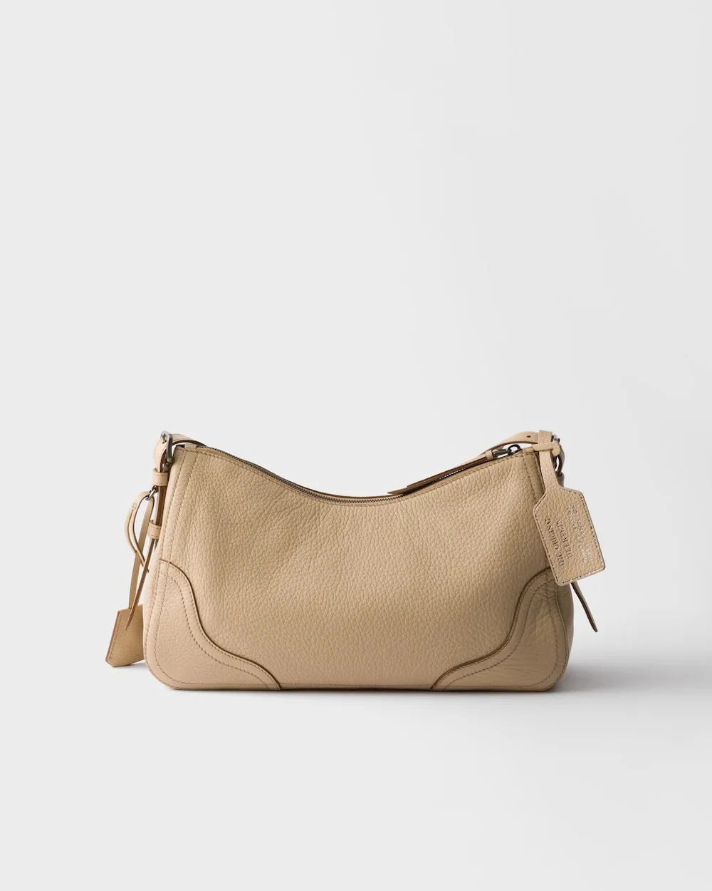 Prada AimÈE Large Leather Shoulder Bag