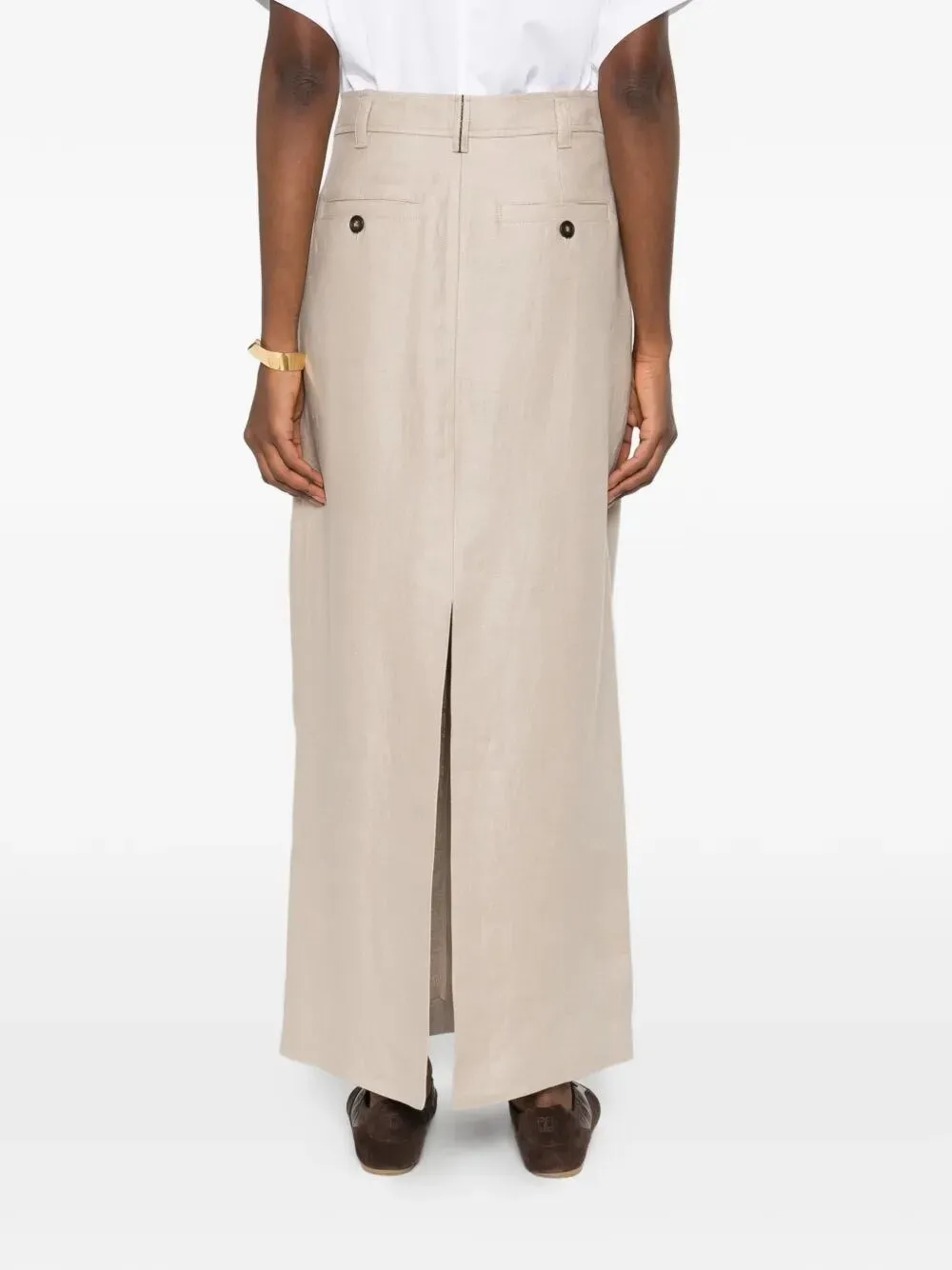 Linen Maxi Skirt