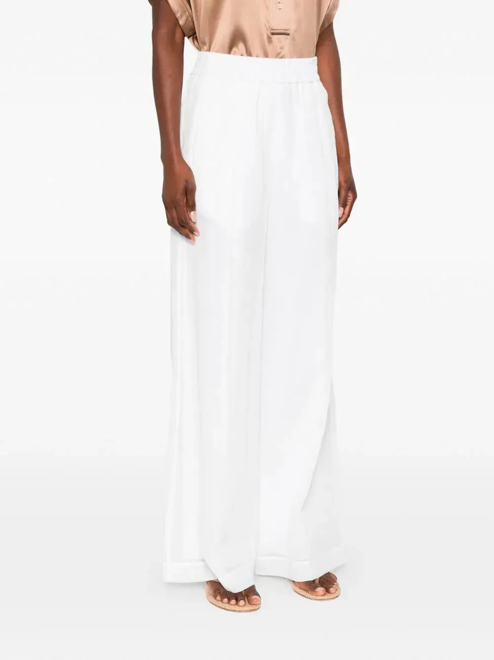 Elasticated-Waistband Trousers