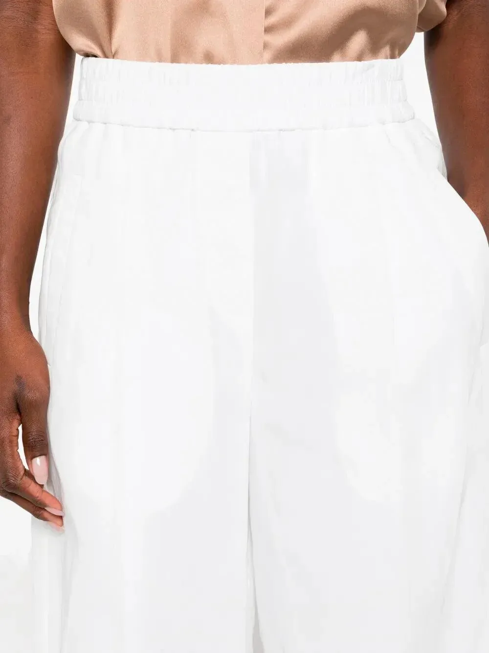 Elasticated-Waistband Trousers