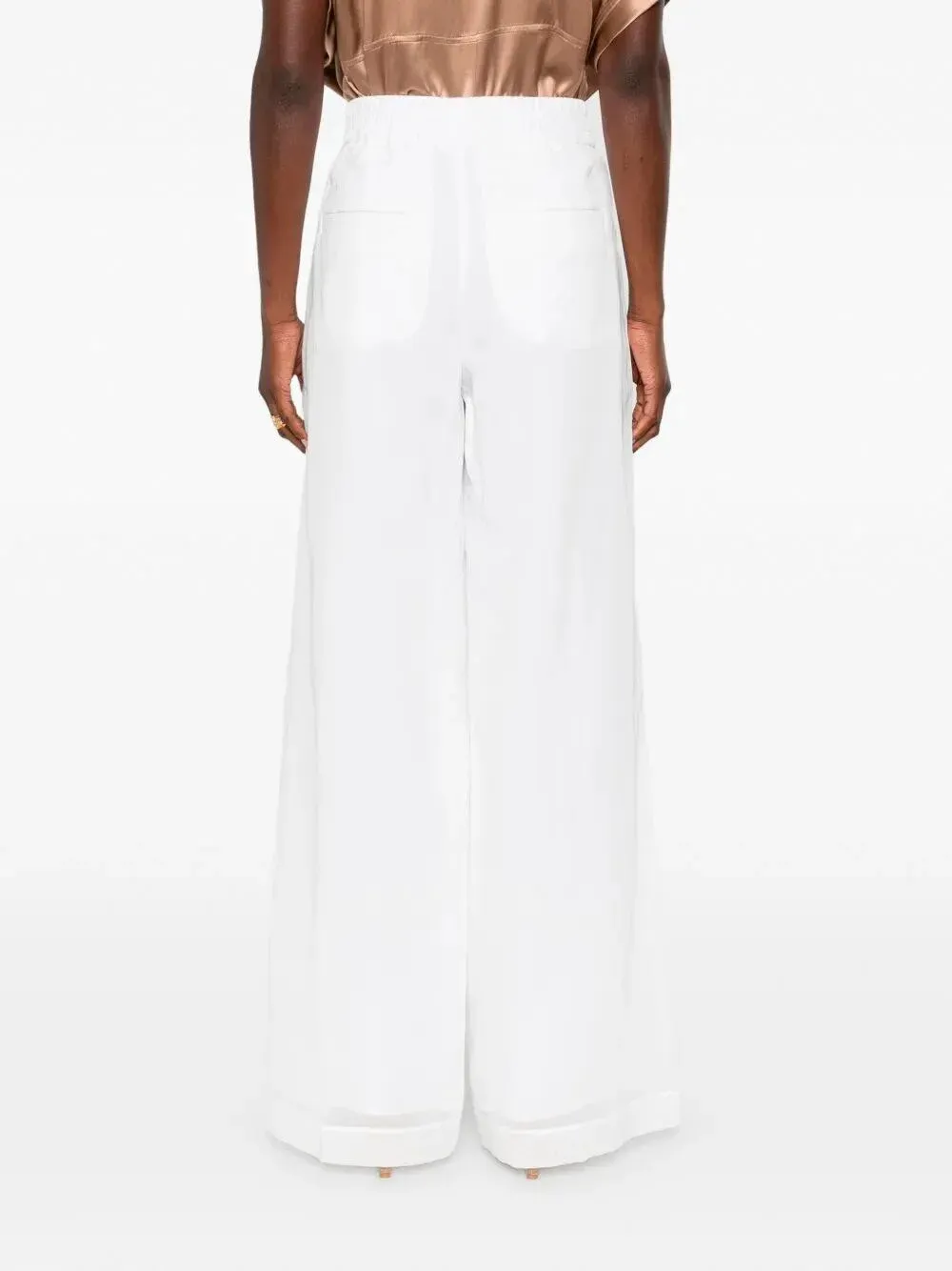 Elasticated-Waistband Trousers