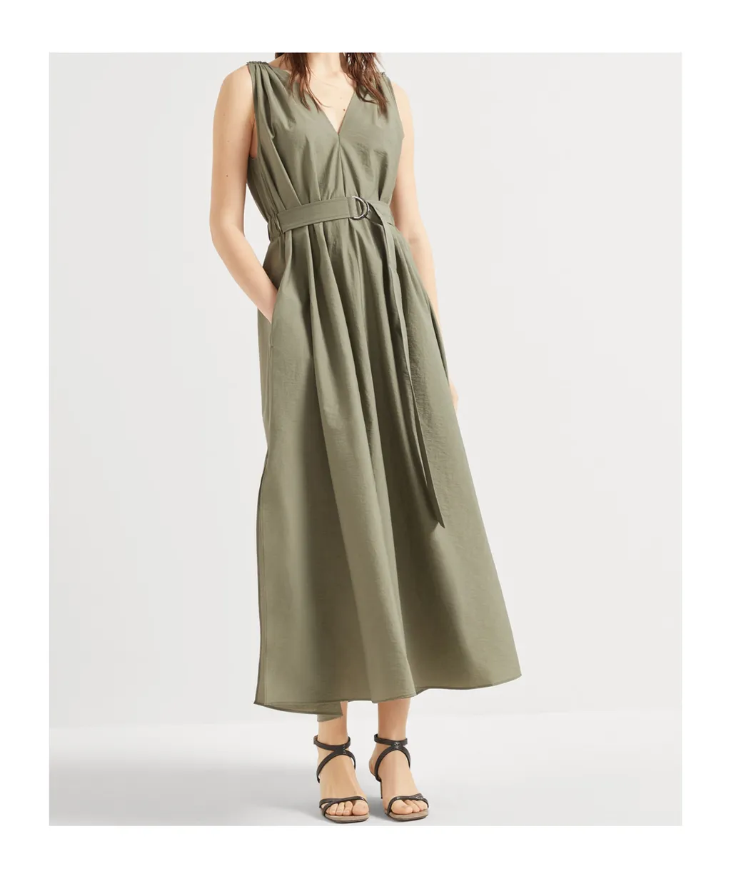 Cotton-Blend Dress