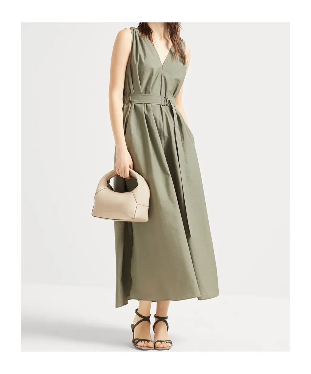 Cotton-Blend Dress