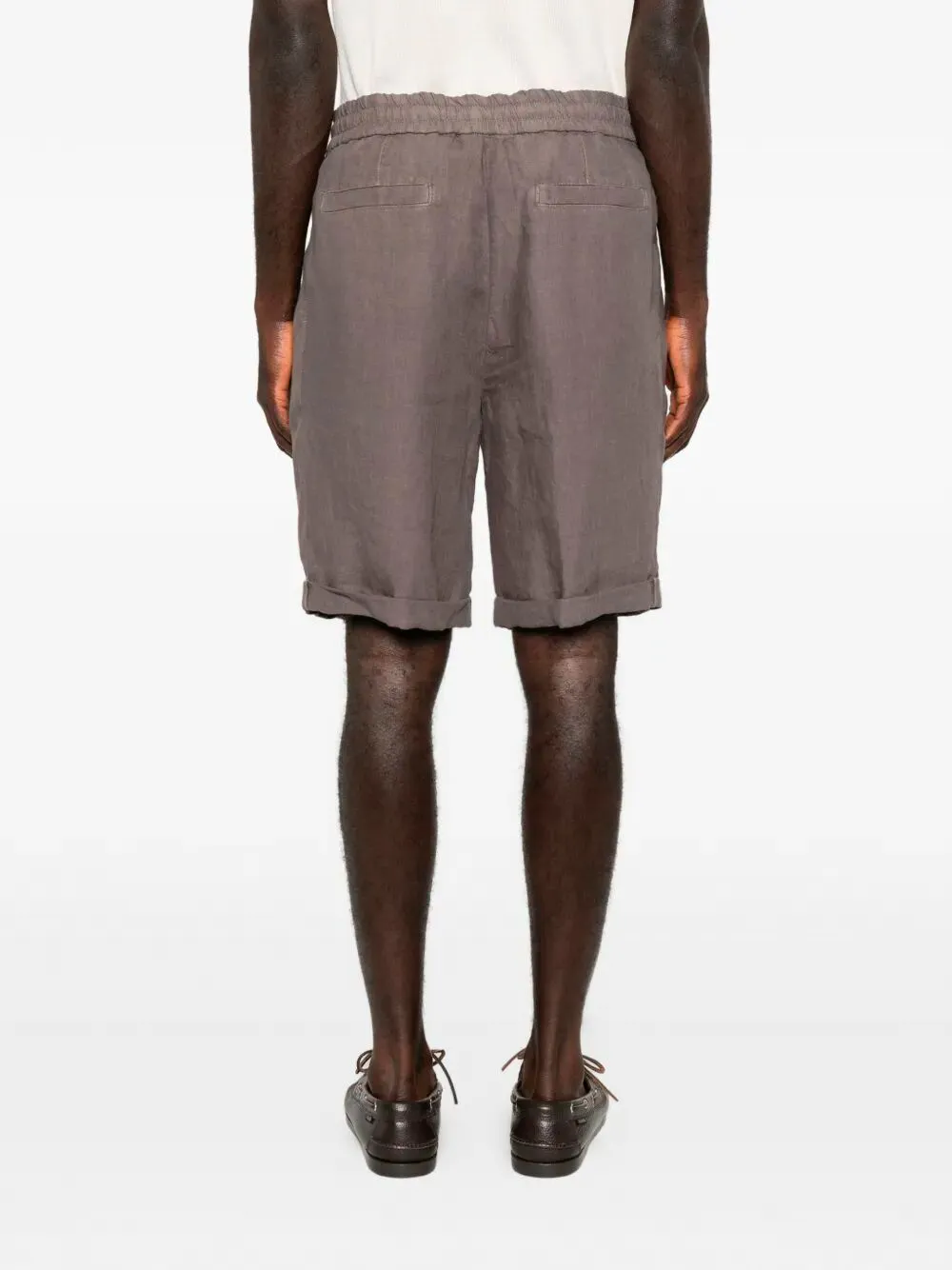Drawstring Cuffed Shorts