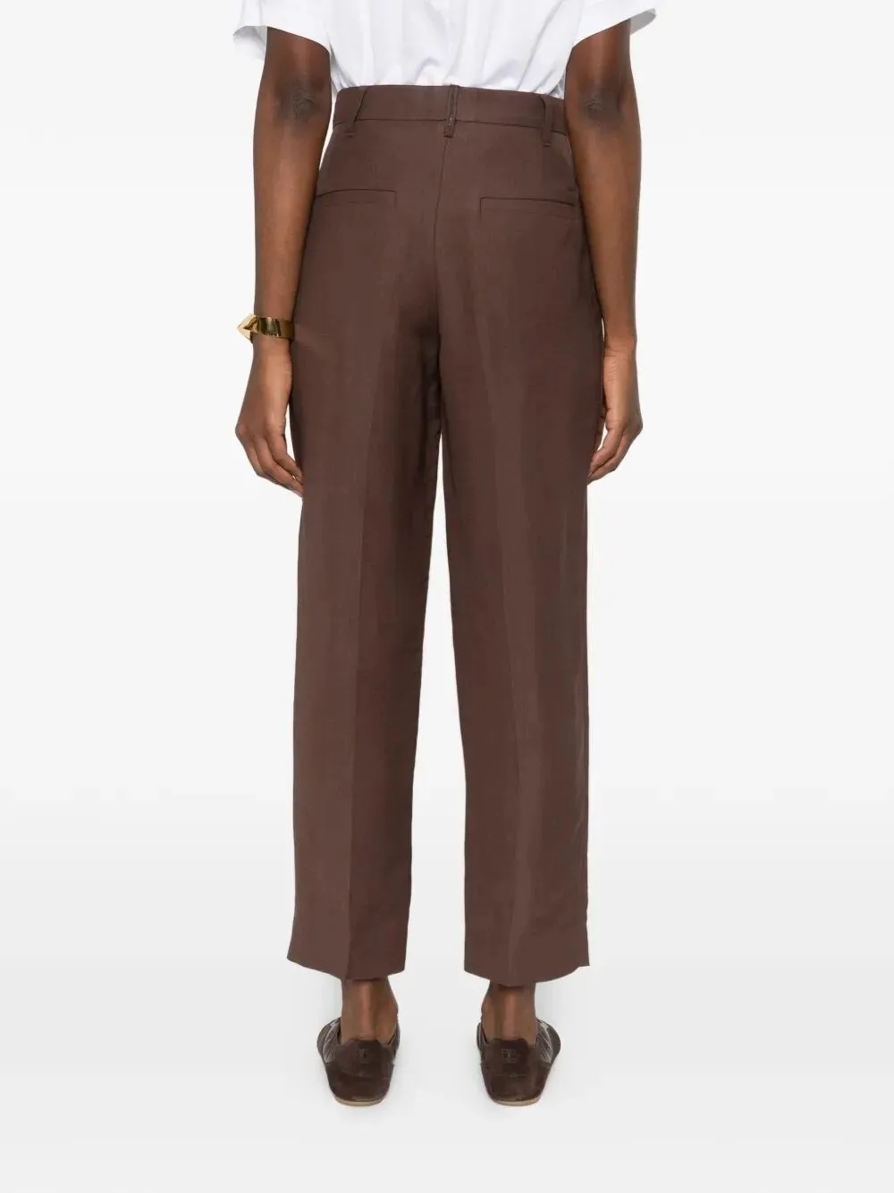 Pleated-Details Trousers