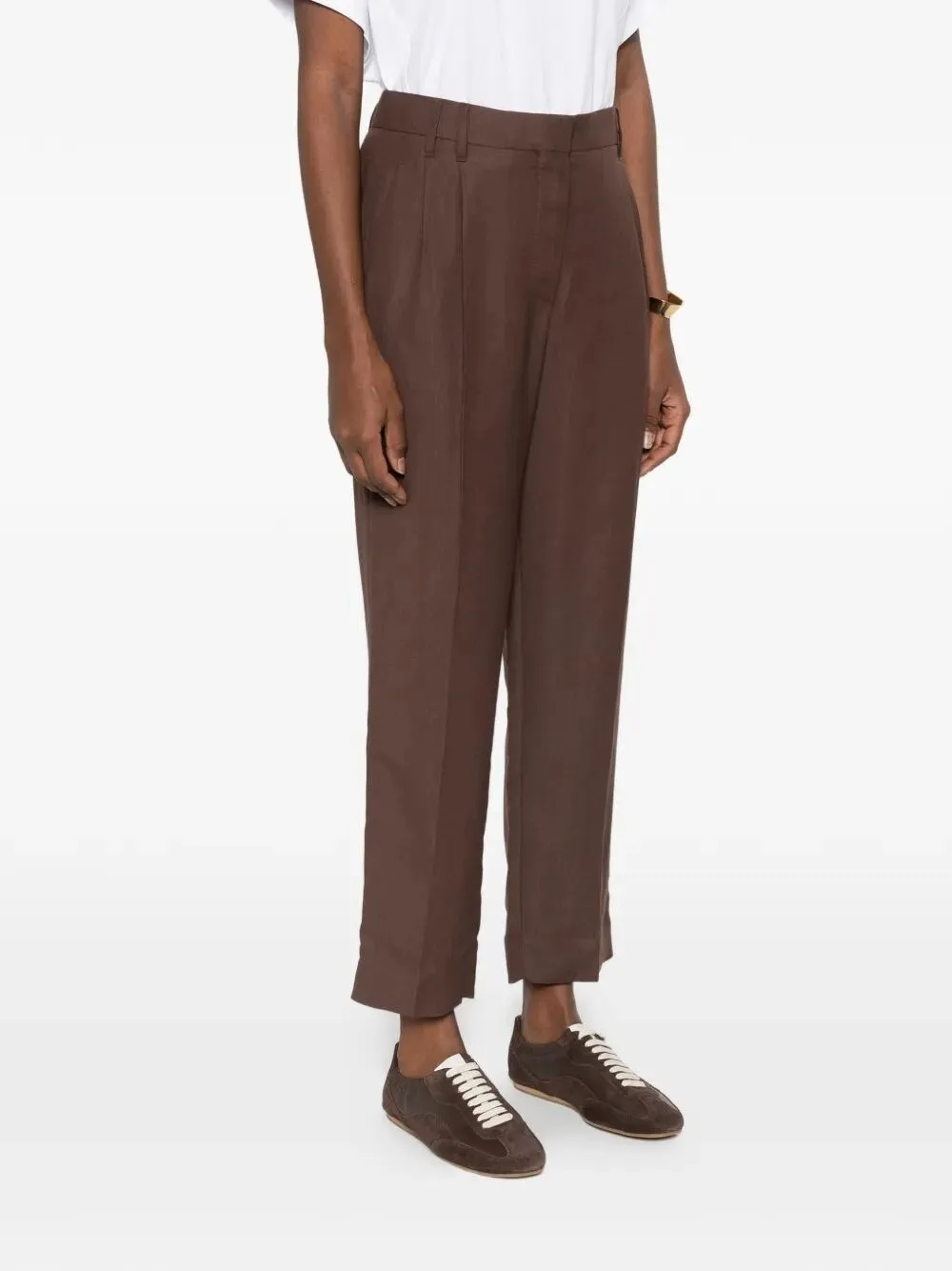 Pleated-Details Trousers