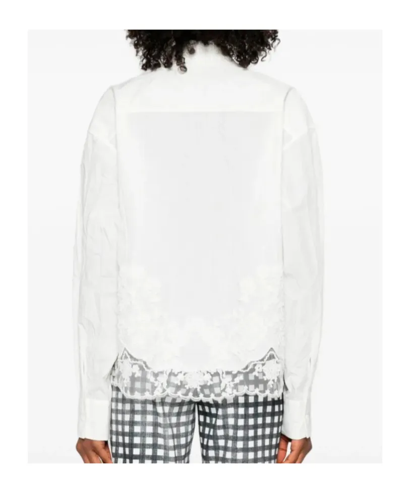 Lace Collar Shirt