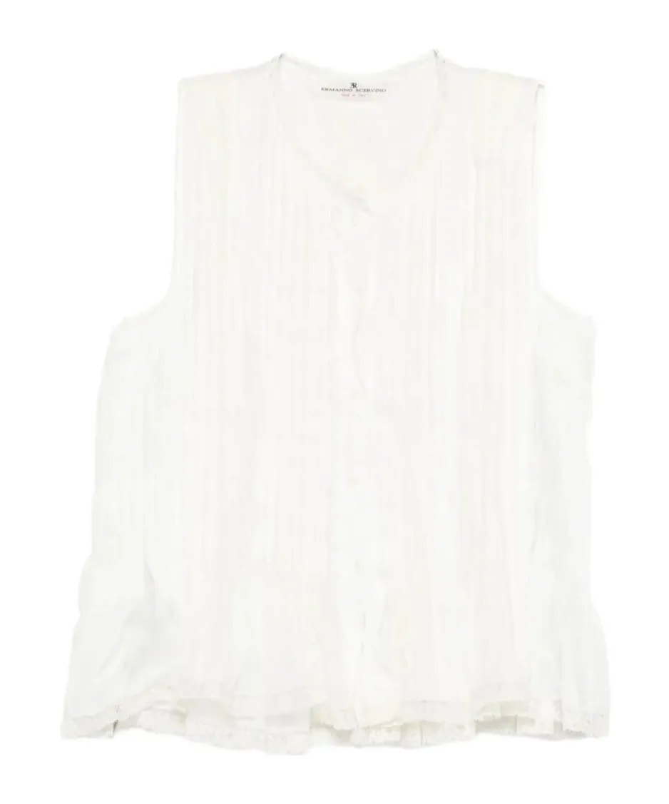 Lace-Detail Blouse