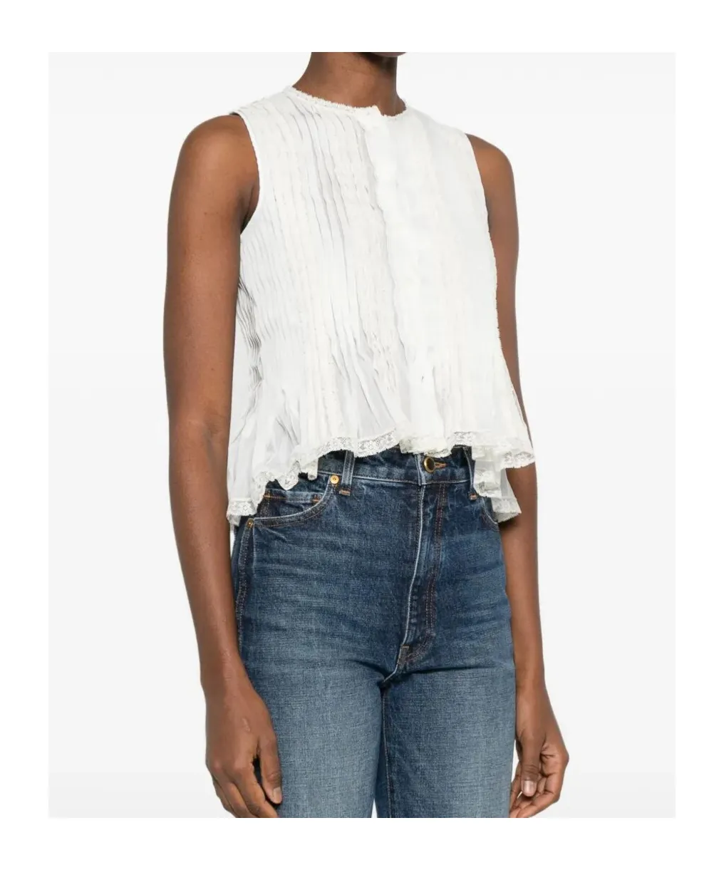 Lace-Detail Blouse