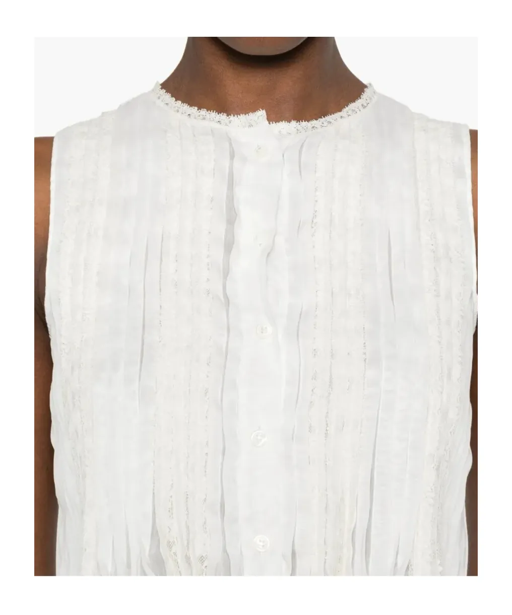 Lace-Detail Blouse