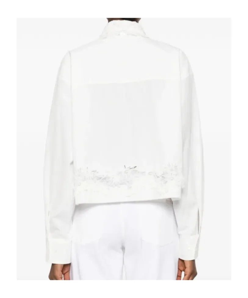 Lace-Detail Shirt