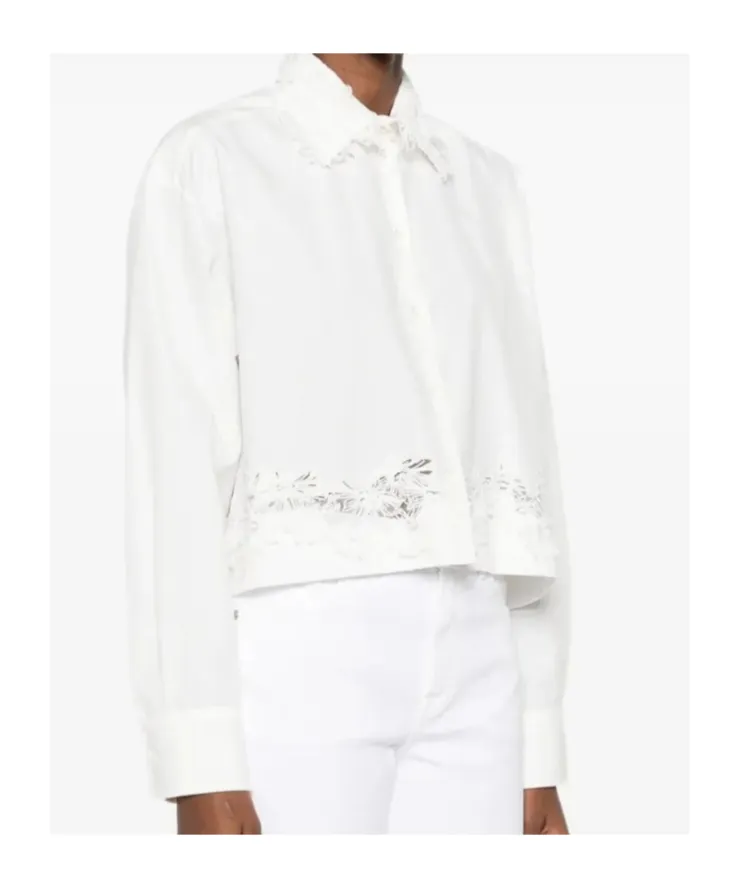 Lace-Detail Shirt