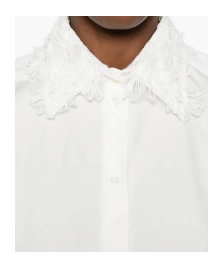 Lace-Detail Shirt