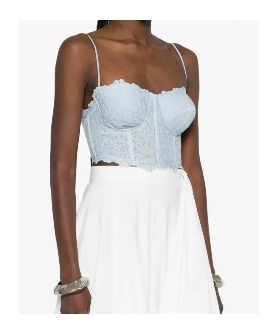 Lace Spaghetti-Strap Top