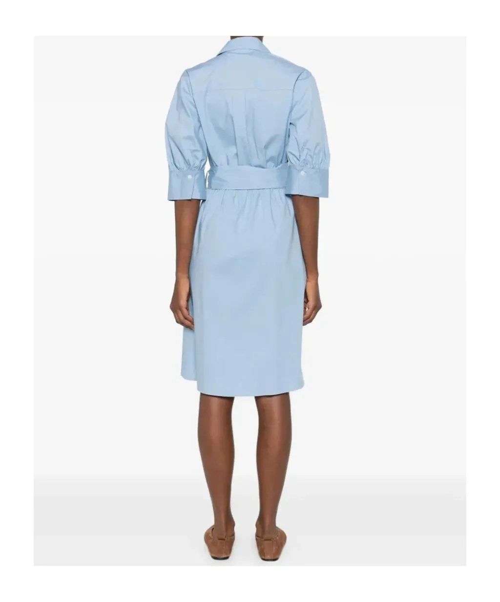 Logo-Embroidered Midi Skirt