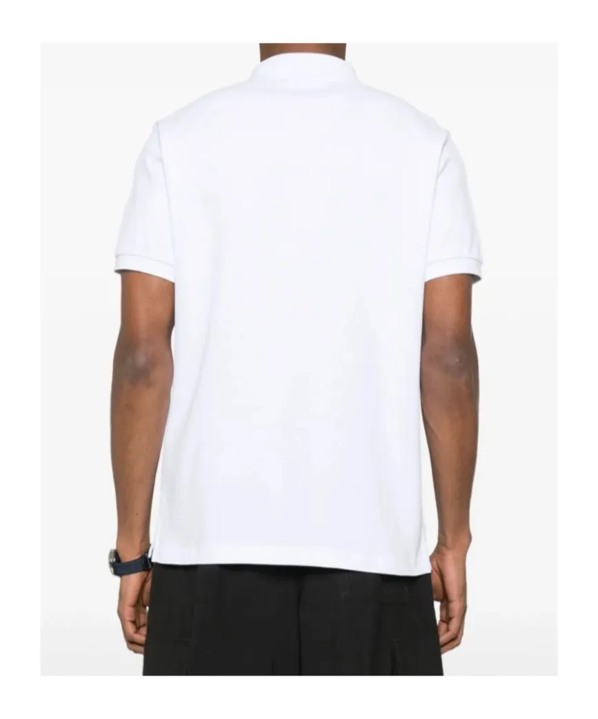 Stone Island Logo Patch Short-Sleeved Polo Shirt