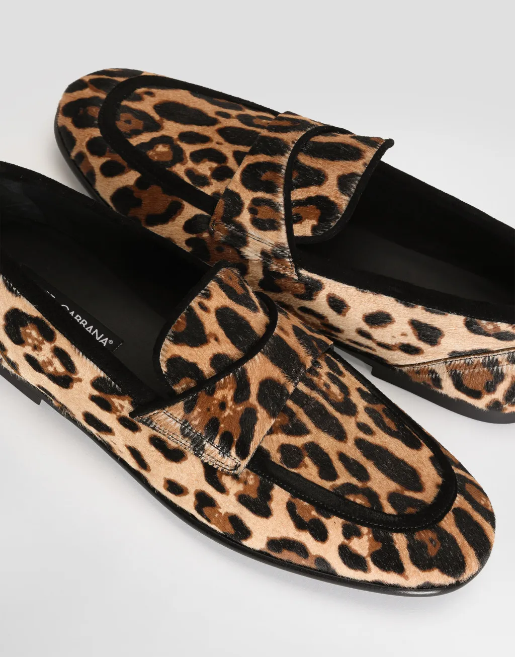 Dolce & Gabbana Leopard Printed Loafers