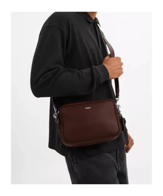 Radio Camera Leather Shoulder Bag