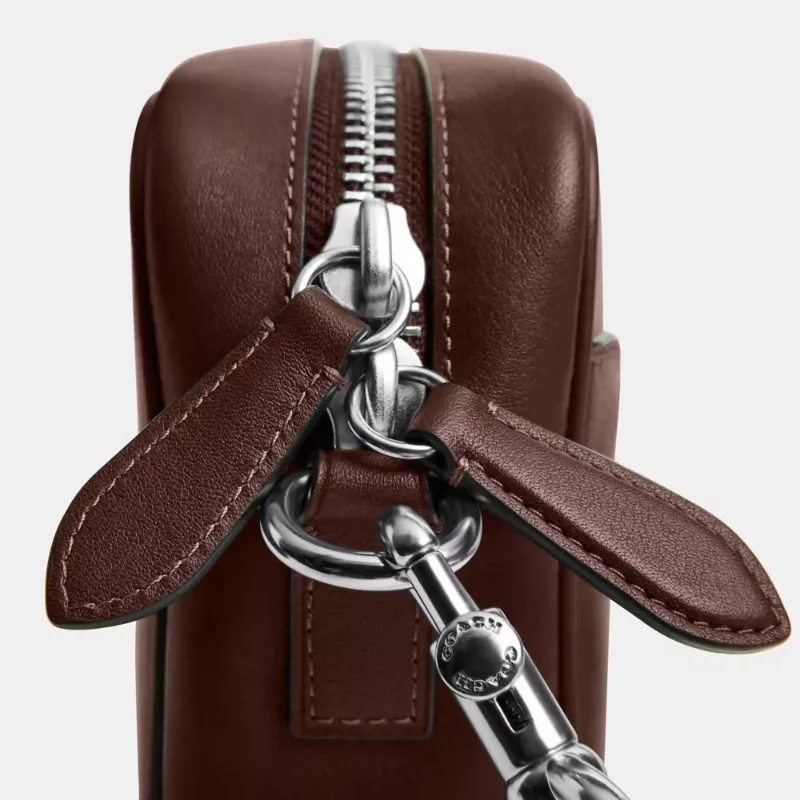 Radio Camera Leather Shoulder Bag