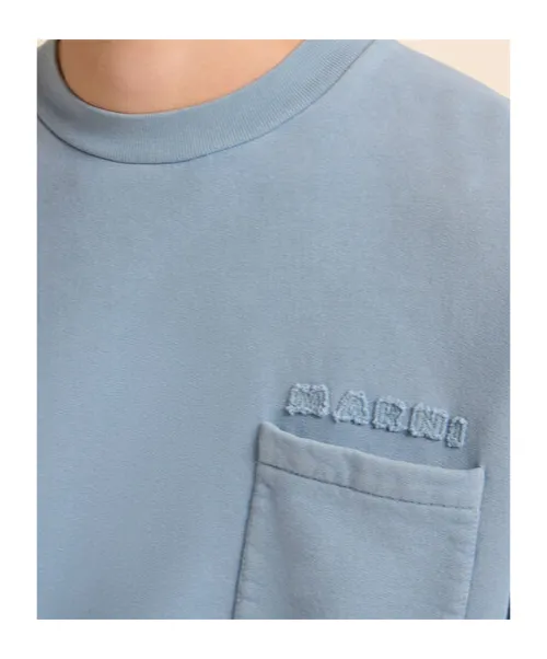 Marni Chest-Pocket Crewneck Sweatshirt