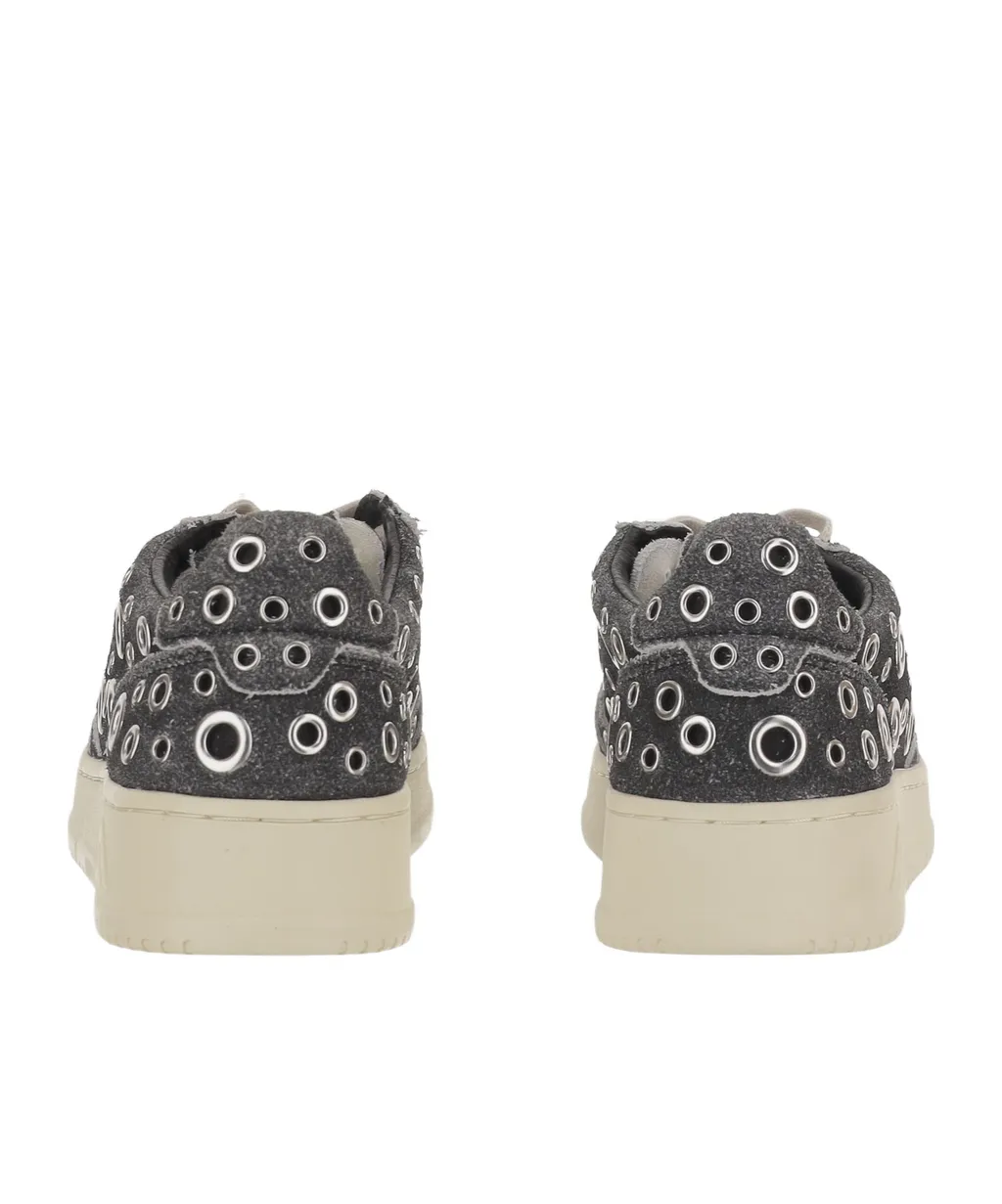Eyelet-Embellishment Sneakers