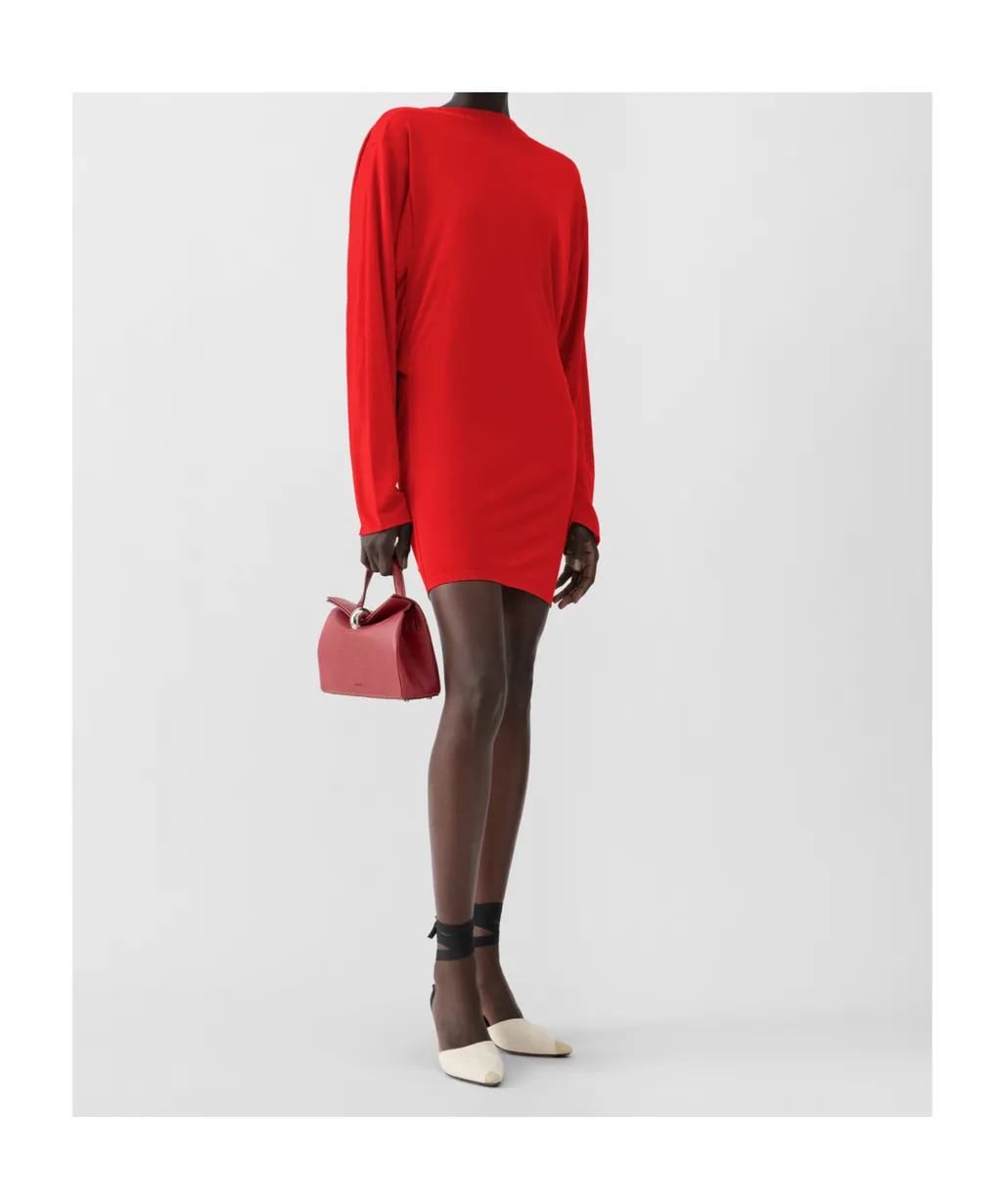 Jacquemus Mistral Draped Back Mini Dress