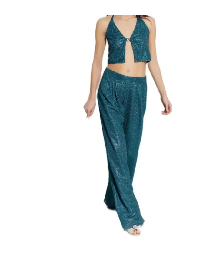 Osree Lurex Thread Pants